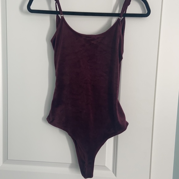 Suede bodysuit - Picture 2 of 2